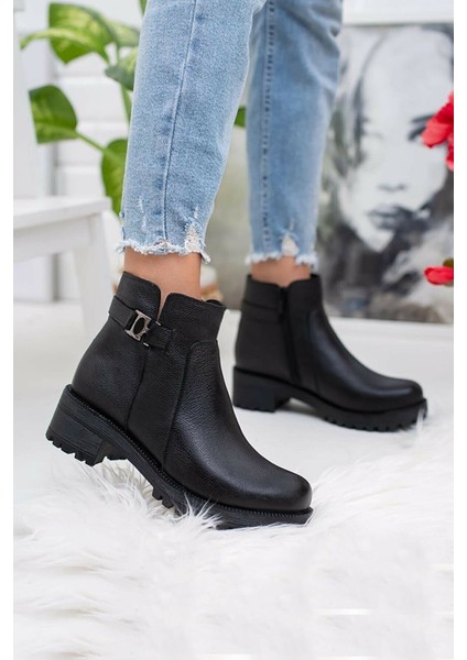 Kadın Deri Bot