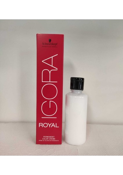 Igora Royal E-1 Ekstra Kül Katkısı Saç Boyası + Oksidan (Emülsiyon)