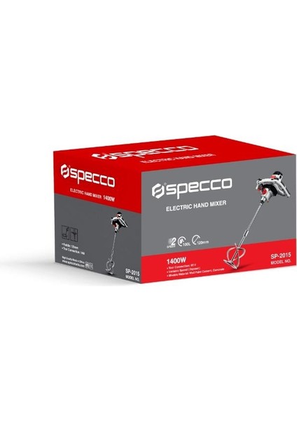 Specco- 120 mm 1400 W Karıştırıcı Mikser
