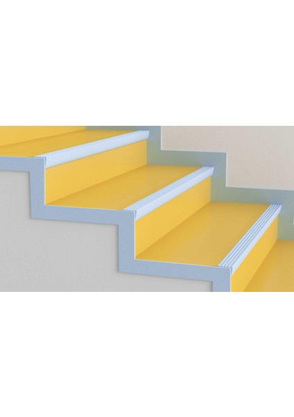 Pvc Merdiven Burunluğu Oluklu Kaymayı Önleyici Pvc Merdiven Burunluğu indirimleri