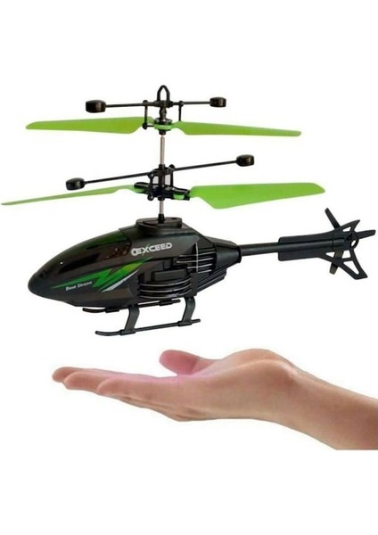 Oyuncak Sensörlü Uçan Helikopter Şarjlı Hareket Sensörlü Oyuncak Helikopter