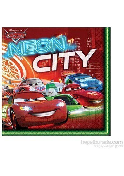 Peçete Lisanslı Cars 2