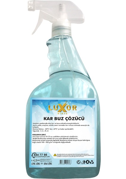 Kimya Kar ve Buz Çözücü 1 Litre