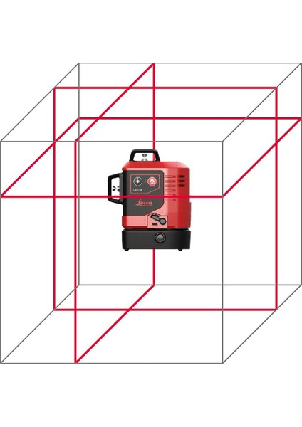 leıca Lıno L6RS 3 Eksen 360 Derece Çapraz Çizgili Kırmızı Lazer Terazi