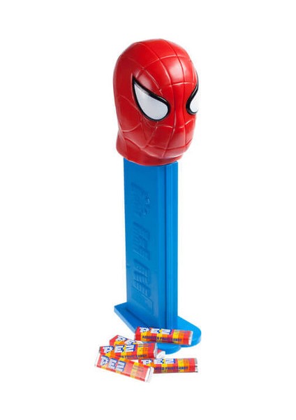 Şeker Adam Spiderman Örümcek Adam Dispenser X 2 Avantaj Paket 2 adet Oyuncak 6 adet Yedek Şeker