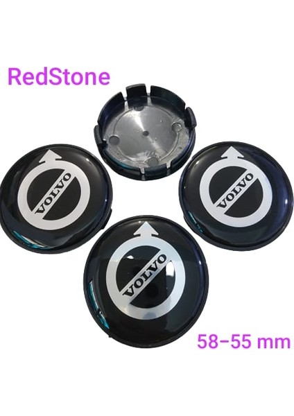 Volvo Damla Geçme Jant Göbeği 4 Lü 58-55MM