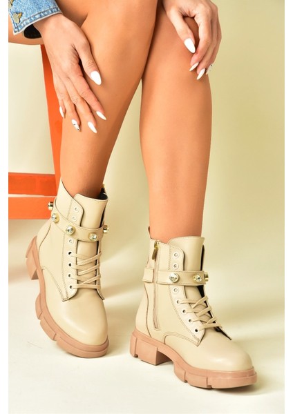 Ten Taş Detalı Günlük Kadın Bot N820003209 modelleri