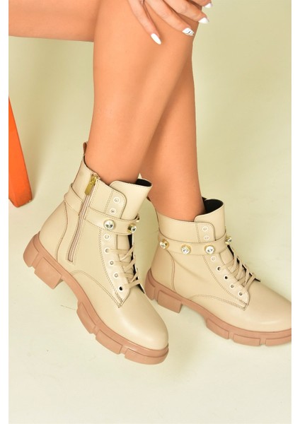 Ten Taş Detalı Günlük Kadın Bot N820003209 fırsatları