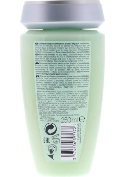 Bain Divalent Shampoo 250 Ml