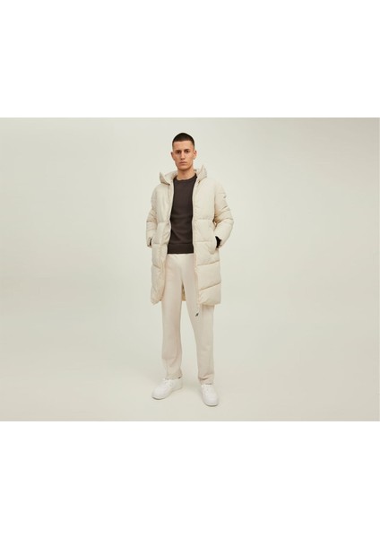 Jorcopenhagen Long Puffer Ln Erkek Günlük Mont 12215283-MOONBEAM Krem fırsatları