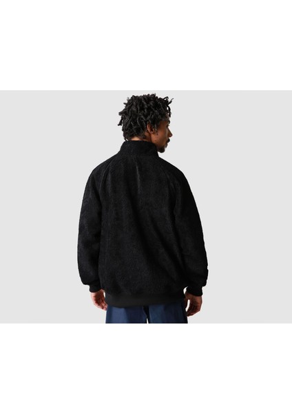 M Ridge Fleece 1/4 Zip Erkek Outdoor Polar Ceket NF0A5A82JK31 Siyah fırsatları