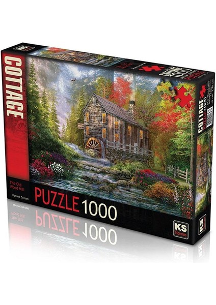 The Old Wood Mill Eski Ahşap Değirmen Puzzle & Yapboz -1000 Parça