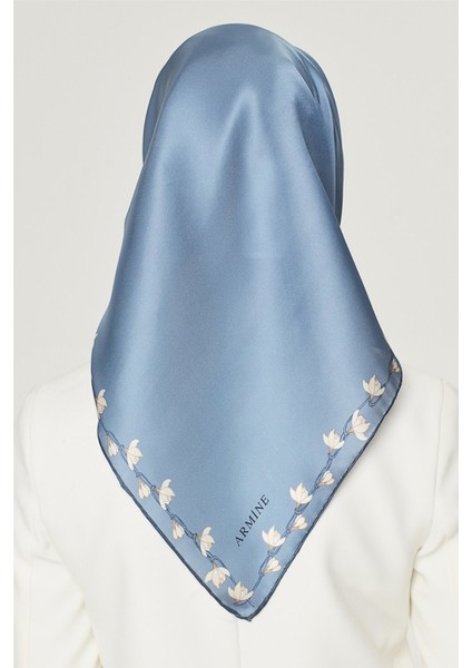 Özel Nostalji Serisi Twill Ipek Eşarp Modelleri 8553D-82