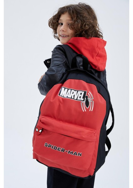 Erkek Çocuk Marvel Spiderman Kendi Kendini Onaran Su Tutmayan Kumaş Sırt Çantası Y0716A6NS