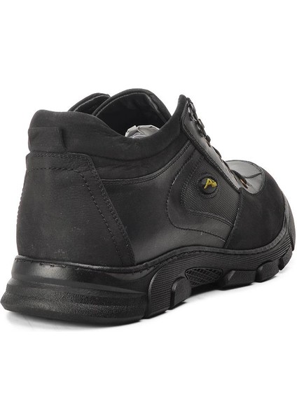 4395 Siyah Deri Büyük Numara Erkek Bot fırsatları