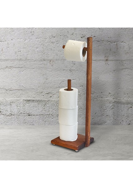 Wc Kağıtlık Tuvalet Kağıtlığı Ahşap Banyo 3025