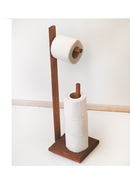 Wc Kağıtlık Tuvalet Kağıtlığı Ahşap Banyo 3025