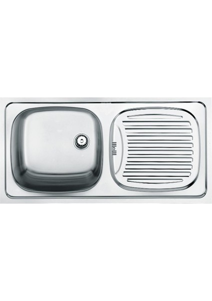 Ebm 45 Sağ Damlalık Paslanmaz Çelik Eviye 86*44 Cm