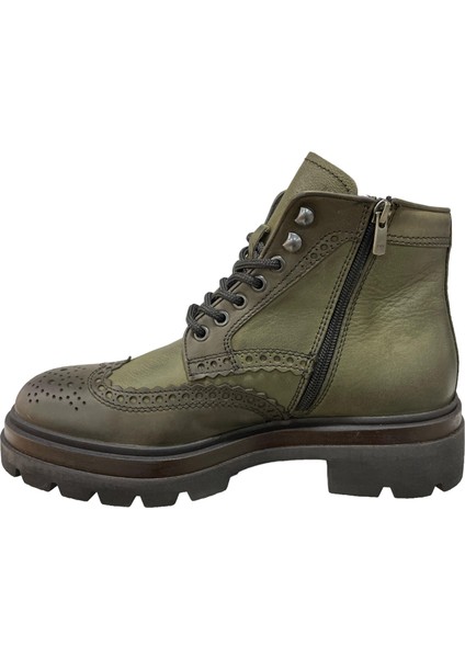 4460 Casual Hakiki Deri Nubuk Erkek Bot (Kış 22)