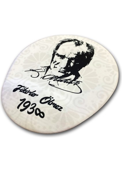 LN-1938 Fikirler Ölmez Atatürk Desenli Ergonomik Suya Dayanıklı Bileklikli Mouse Pad… fiyatları