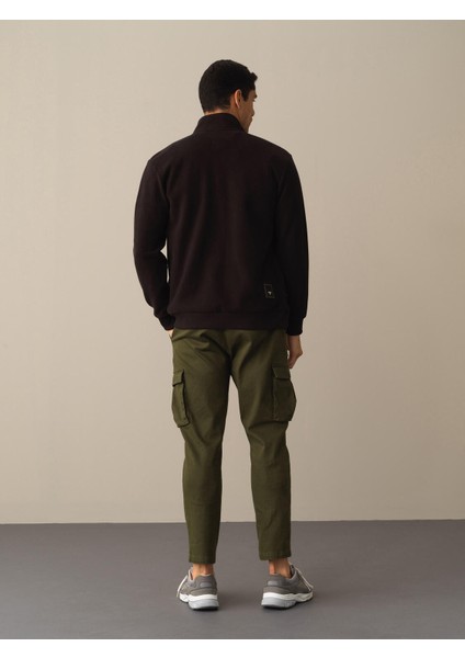 Erkek Siyah Regular Fit Sweatmont indirimleri