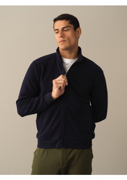 Erkek Lacivert Regular Fit Sweatmont fiyatları