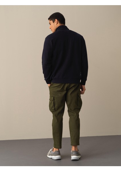 Erkek Lacivert Regular Fit Sweatmont indirimleri