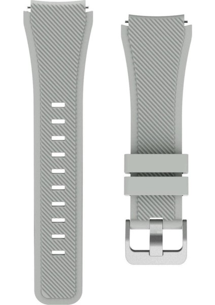Haylou Solar LS05 / LS05 S Tokalı Çapraz Çizgili Spor Silikon Kordon Kayış