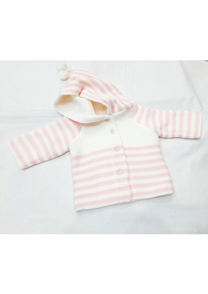 Makine Örgüsü Bebek Hırkası 0-6 Aylık modelleri