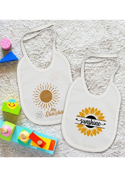 Kids Sunshine Tasarımlı 2’li Beyaz Mama Önlüğü-1 fiyatları