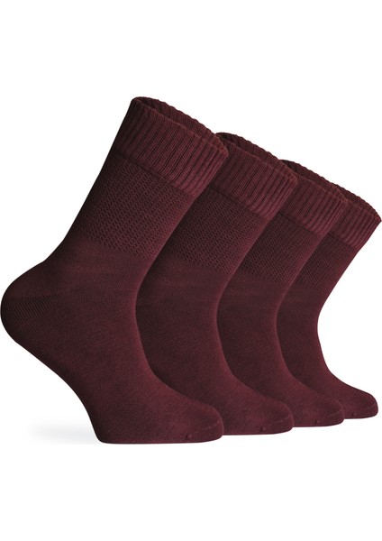 Nova Socks Erkek 4'lü Bambu Lastiksiz Sıkmayan Extra Rahat Şeker Çorabı / Çorap