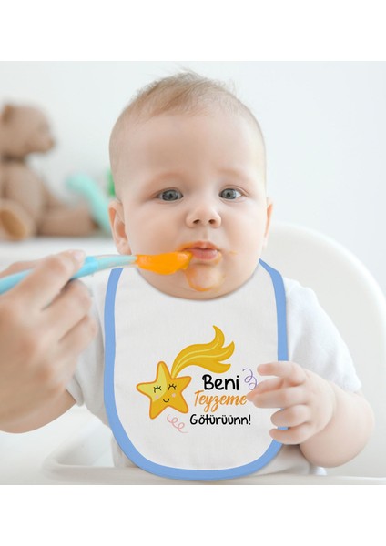 Kids Teyze Tasarımlı 2’li Mavi Mama Önlüğü-1 modelleri