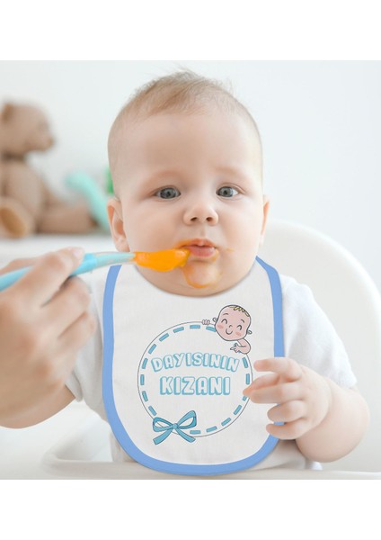 Kids Dayısının Kızanı ve Süper Kızan Tasarımlı 2’li Mavi Mama Önlüğü-1 modelleri