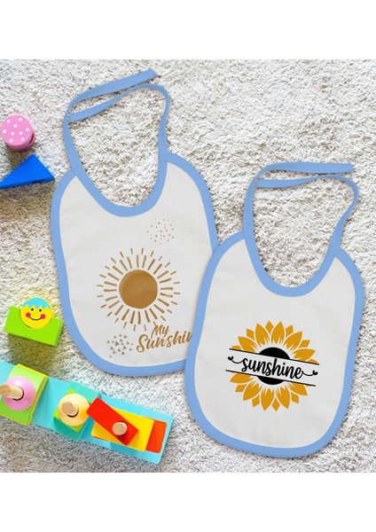 Kids Sunshine Tasarımlı 2’li Mavi Mama Önlüğü-1 fiyatları