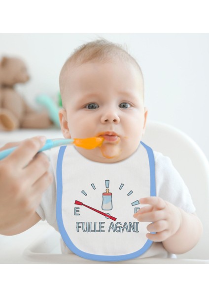 Kids Fulle Aganı ve Kusabilirim Tasarımlı 2’li Mavi Mama Önlüğü-1 modelleri