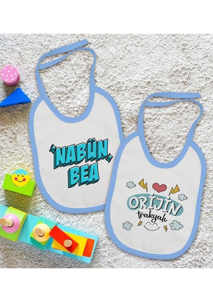 Kids Nabün Bea ve Orjin Trakyalı Tasarımlı 2’li Mavi Mama Önlüğü-1 fiyatları
