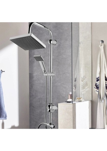 Beyazsu Lüx Siyah Kare Tepe Yağmurlama Duş Seti Robotu 1.kalite Duş Banyo Seti modelleri