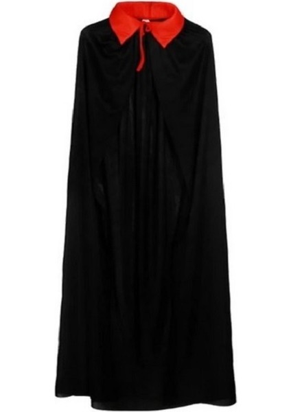 Tahtakale Marketi Halloween Vampir Drakula Pelerini Yetişkin Boy 110CM Uzun Boy