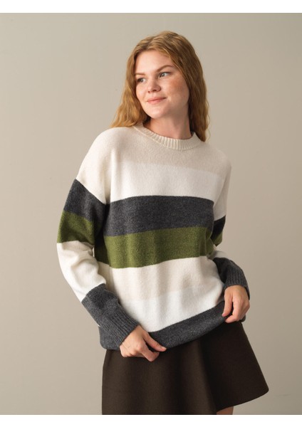 Kadın Antrasit Oversize Kazak fiyatları