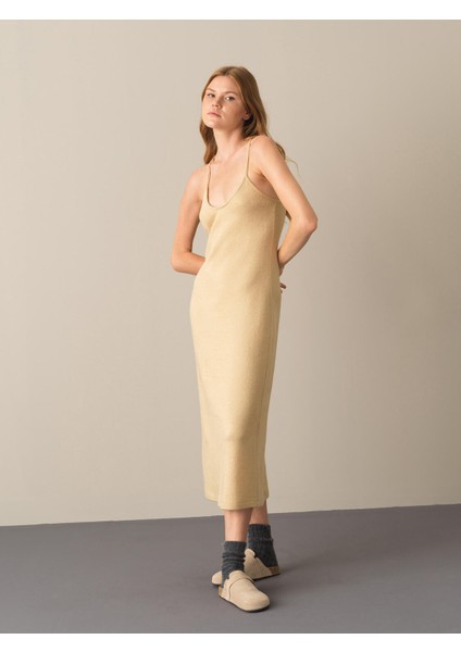 Kadın Bej Regular Fit Elbise fiyatları