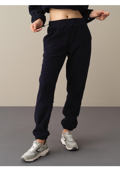 Kadın Lacivert Polar Sweat Pantolon