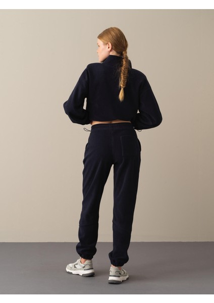 Kadın Lacivert Polar Sweat Pantolon modelleri