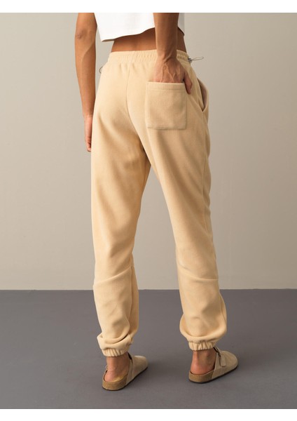 Kadın Bej Polar Sweat Pantolon fırsatları