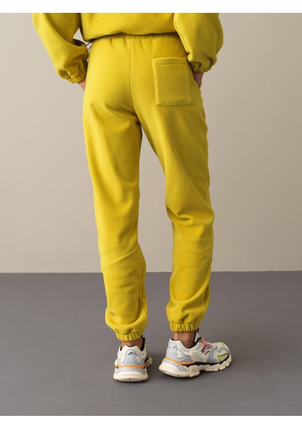 Kadın Sarı Polar Sweat Pantolon indirimleri