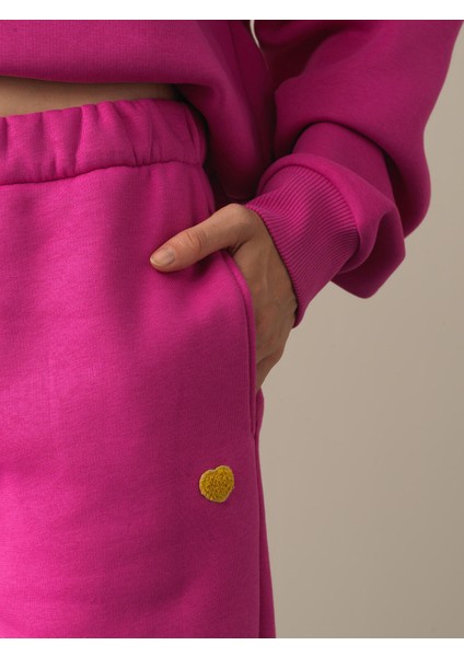 Kadın Fuşya Basic Sweat Pantolon fiyatları