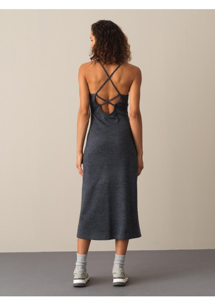 Kadın Antrasit Regular Fit Elbise fırsatları