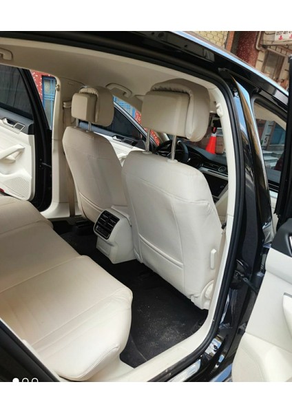 Volkswagen Passat B8 2015 2021 Arası Arka Sırt 2+1 Arka Sırt Kolcaklı Model Komple Krem Deri fırsatları