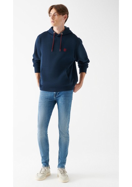 Erkek James Koyu Gölgeli Mavi Premium Jean Pantolon 0042482680