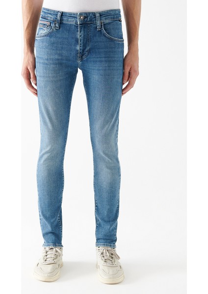 Erkek James Koyu Gölgeli Mavi Premium Jean Pantolon 0042482680