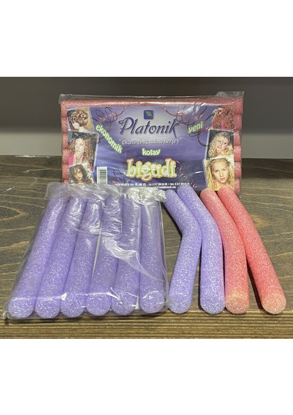 Platonik Sosis Bigudi 6lı Kolay Saçları Şekillendirmek Için